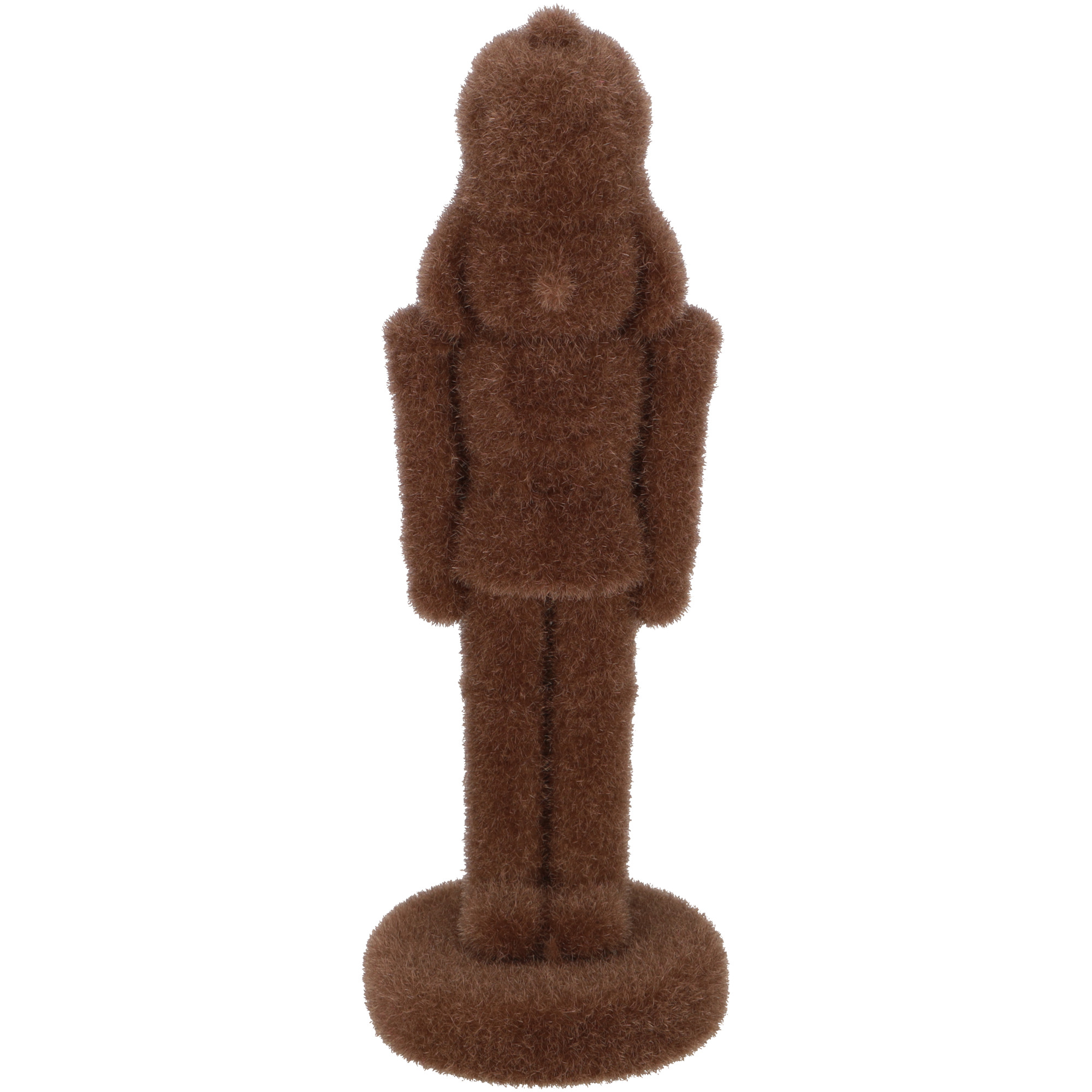  Plastic notenkraker Tasko, H30cm, bruin met ...